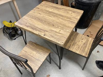 Desk and chairs for children